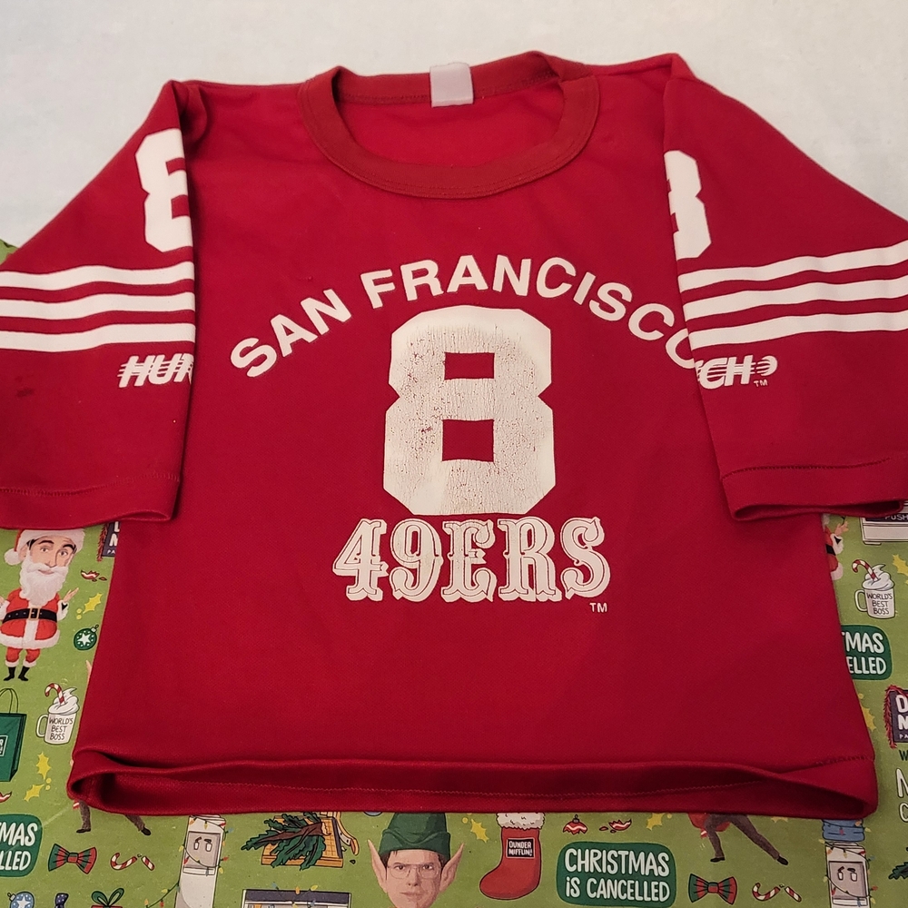 Kids San Francisco 49ers Red Long Sleeve Tee